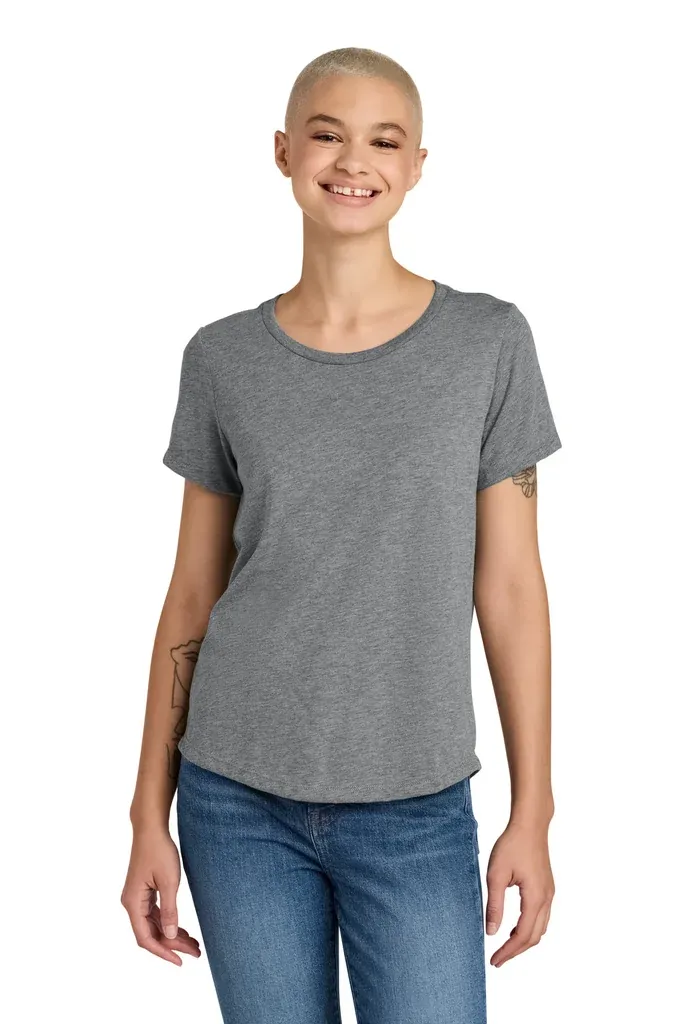 Allmade® Women's Relaxed Tri-Blend Scoop Neck Tee AL2015 - additional view 4