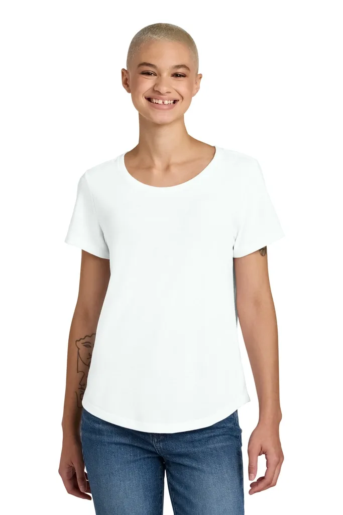 Allmade® Women's Relaxed Tri-Blend Scoop Neck Tee AL2015 - additional view 3