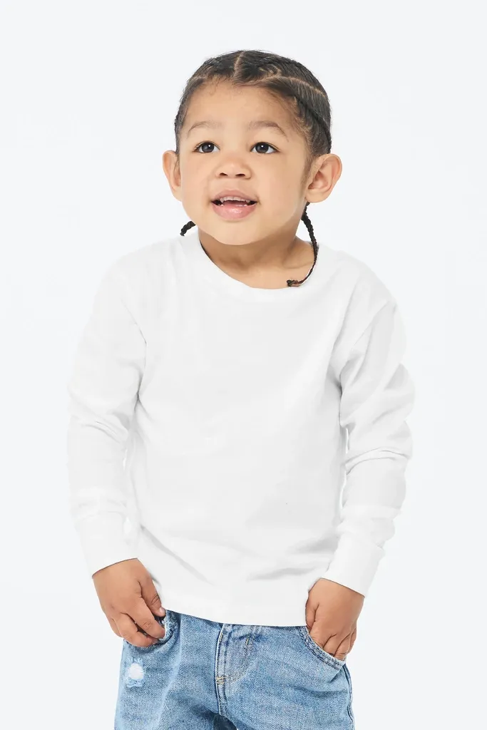 BELLA+CANVAS® Toddler Jersey Long Sleeve Tee BC3501T - additional view 3