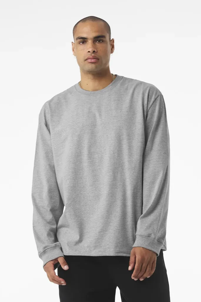 BELLA+CANVAS® Unisex 7.5-Ounce Heavyweight Long Sleeve Tee BC4651 - additional view 8