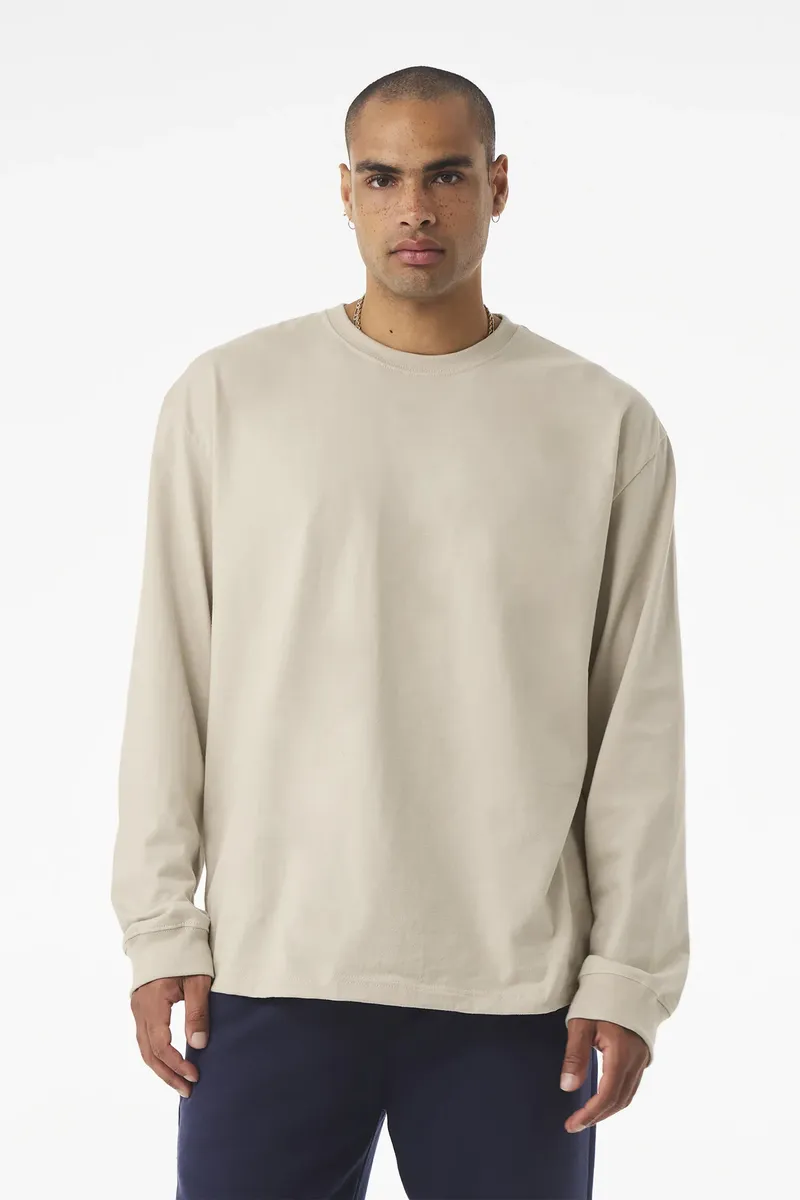 BELLA+CANVAS® Unisex 7.5-Ounce Heavyweight Long Sleeve Tee BC4651 - additional view 7