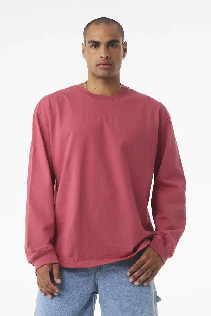 BELLA+CANVAS® Unisex 7.5-Ounce Heavyweight Long Sleeve Tee BC4651 - additional view 6