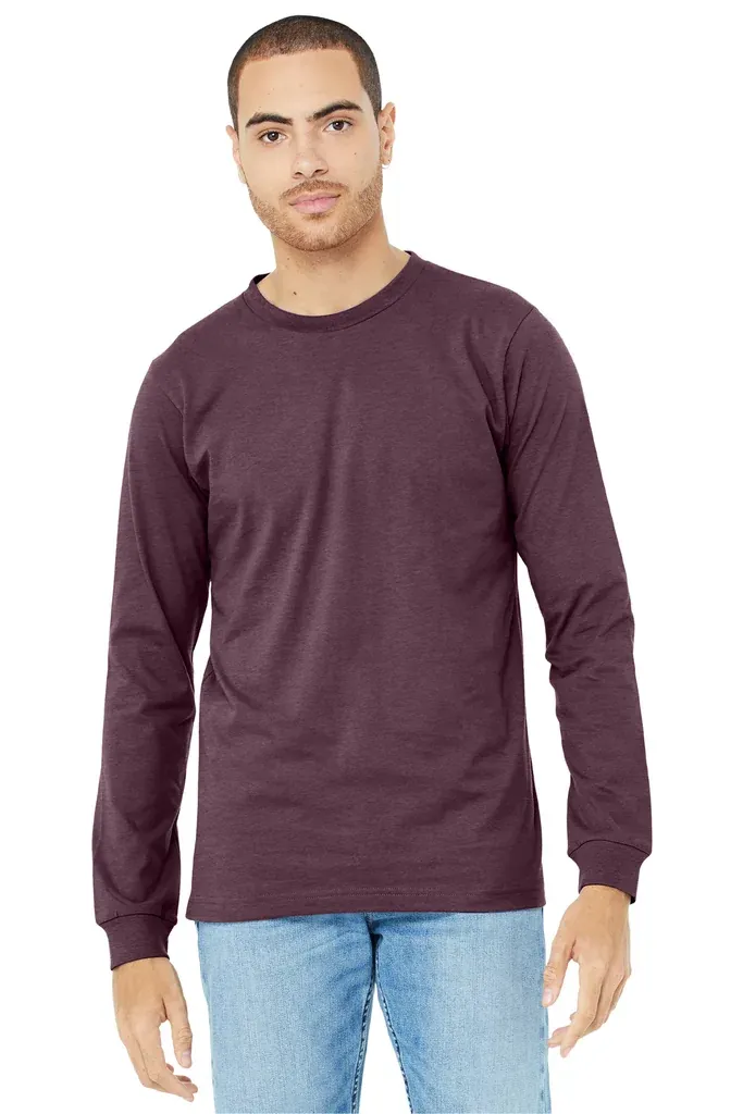 BELLA+CANVAS® Unisex Heather CVC Long Sleeve Tee BC3501CVC - additional view 25