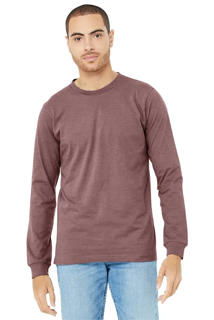 BELLA+CANVAS® Unisex Heather CVC Long Sleeve Tee BC3501CVC - additional view 10
