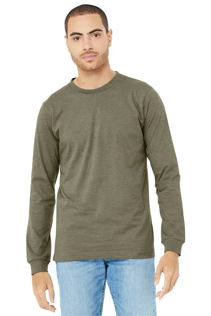 BELLA+CANVAS® Unisex Heather CVC Long Sleeve Tee BC3501CVC - additional view 24
