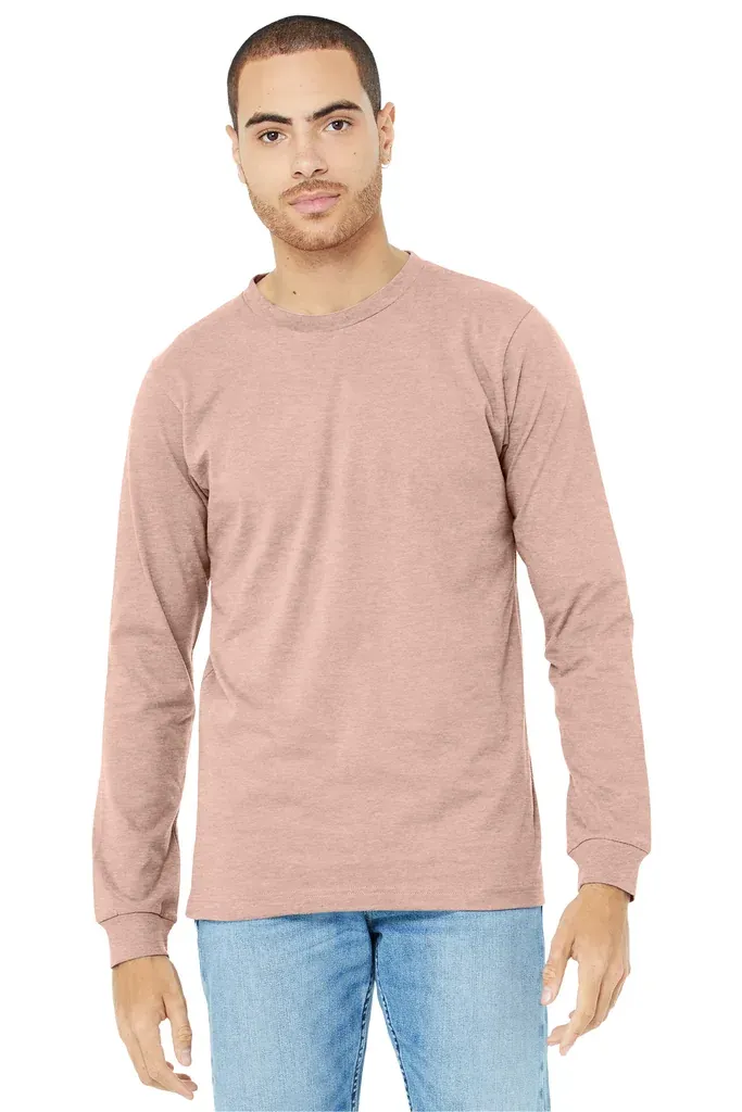 BELLA+CANVAS® Unisex Heather CVC Long Sleeve Tee BC3501CVC - additional view 19