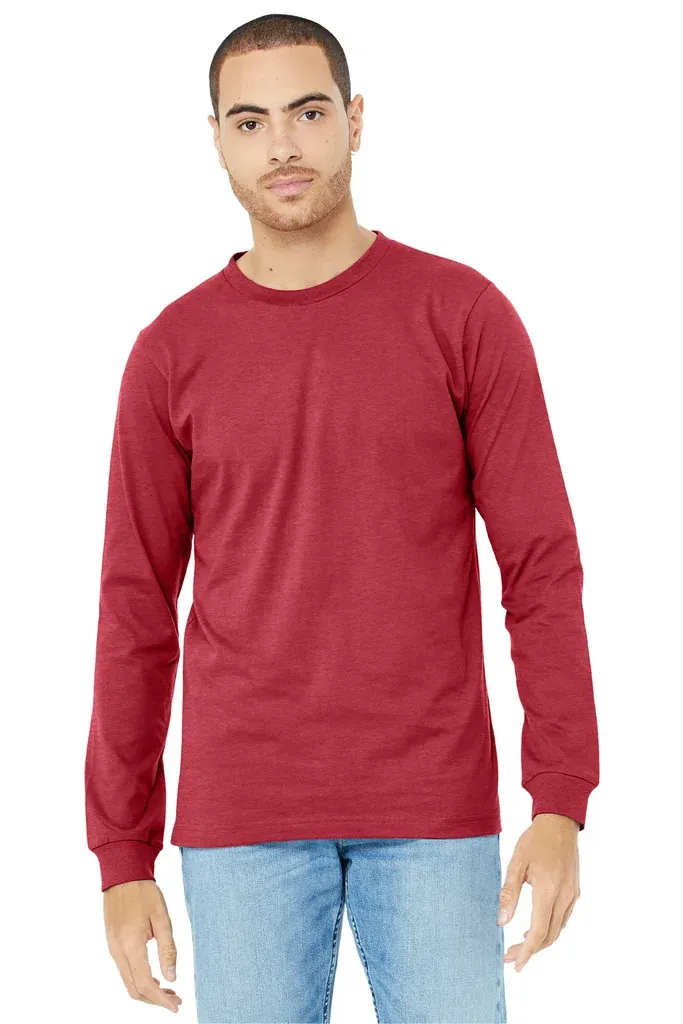 BELLA+CANVAS® Unisex Heather CVC Long Sleeve Tee BC3501CVC - additional view 11