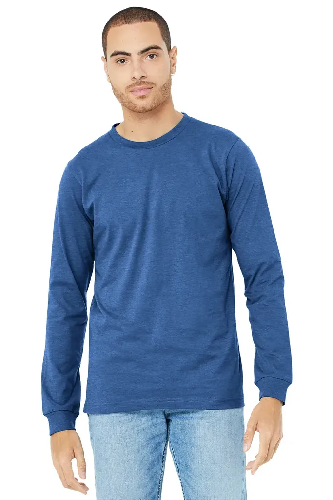 BELLA+CANVAS® Unisex Heather CVC Long Sleeve Tee BC3501CVC - additional view 17
