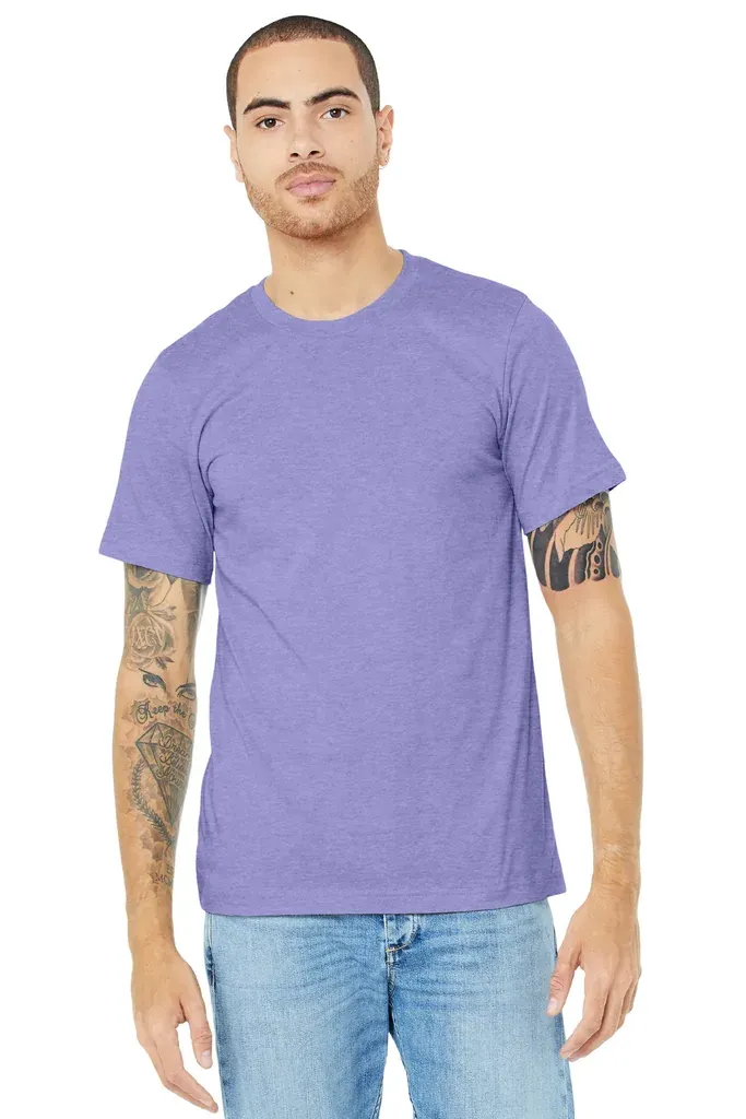 BELLA+CANVAS ® Unisex Heather CVC Short Sleeve Tee. BC3001CVC - additional view 4