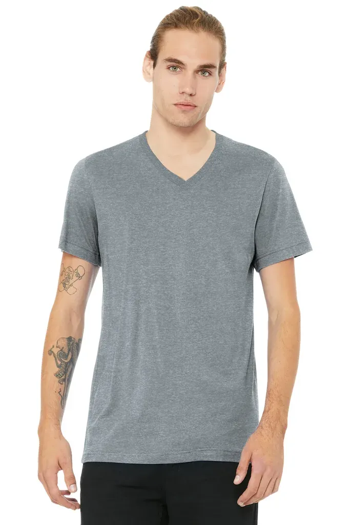 BELLA+CANVAS® Unisex Heather CVC V-Neck Tee BC3005CVC - additional view 8