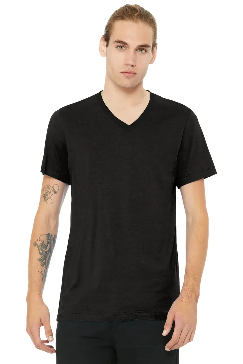 BELLA+CANVAS® Unisex Heather CVC V-Neck Tee BC3005CVC - additional view 2