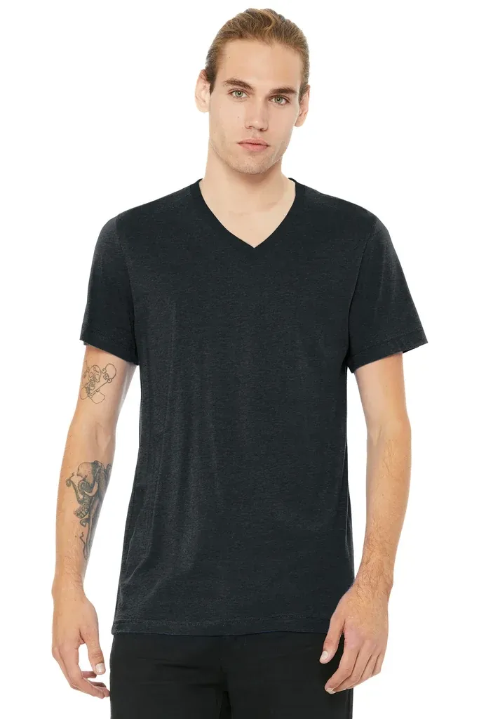 BELLA+CANVAS® Unisex Heather CVC V-Neck Tee BC3005CVC - additional view 6