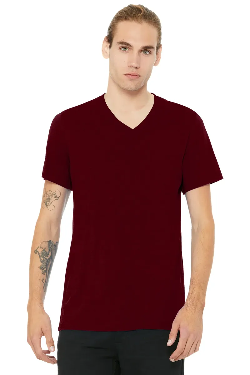 BELLA+CANVAS® Unisex Heather CVC V-Neck Tee BC3005CVC - additional view 4