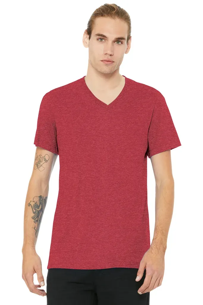 BELLA+CANVAS® Unisex Heather CVC V-Neck Tee BC3005CVC - additional view 12