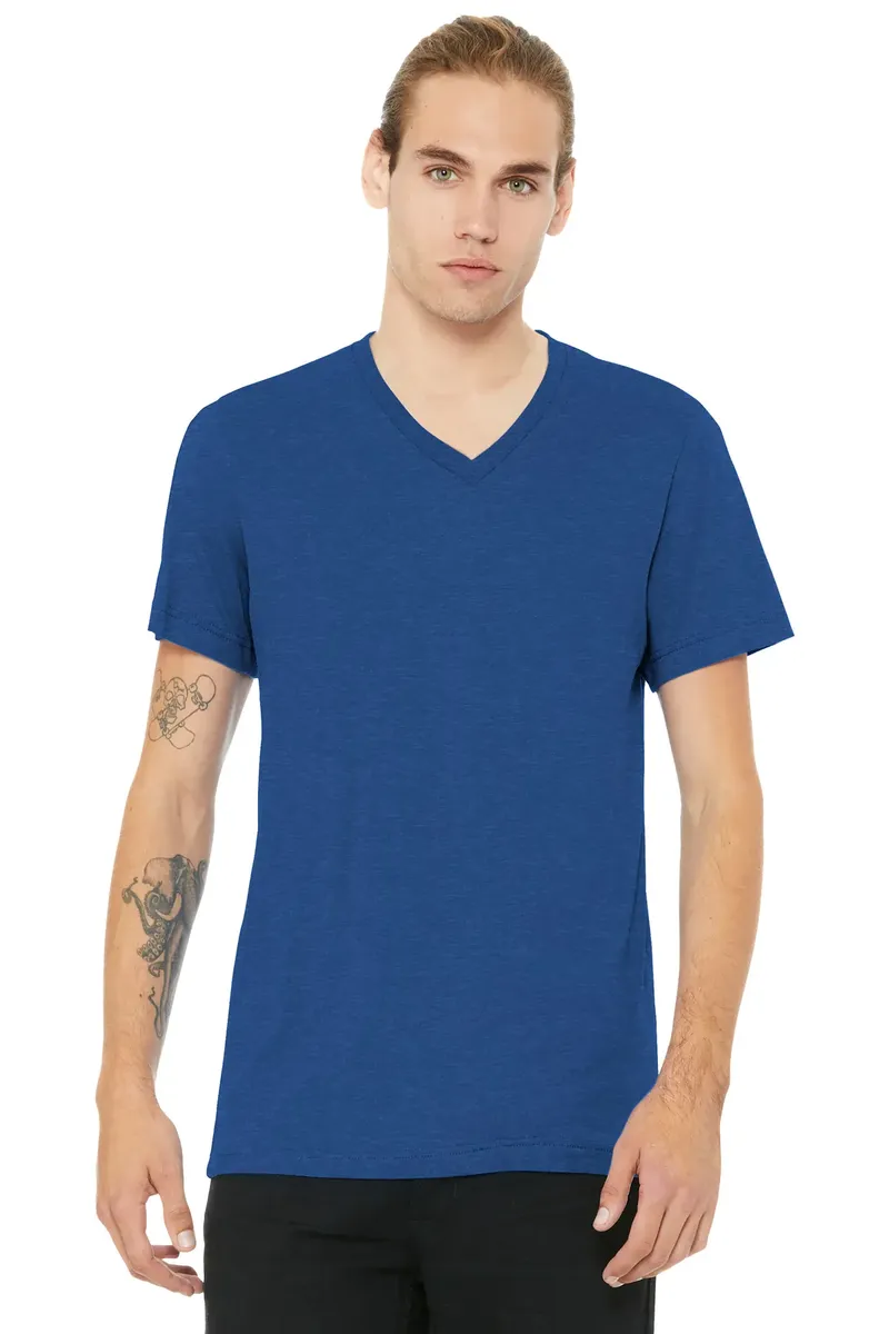 BELLA+CANVAS® Unisex Heather CVC V-Neck Tee BC3005CVC - additional view 1
