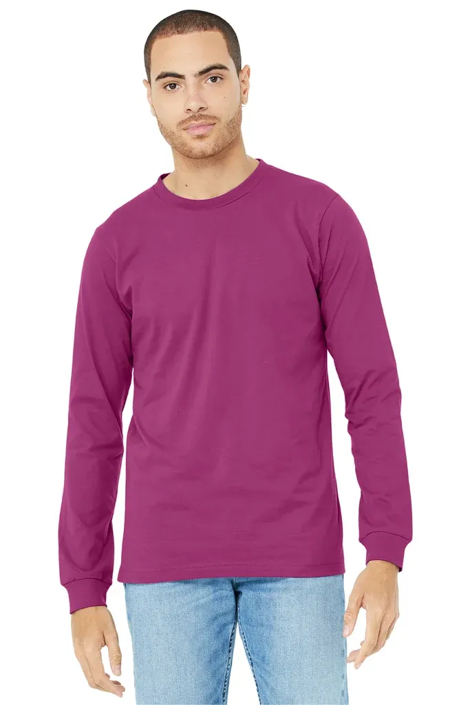 BELLA+CANVAS ® Unisex Jersey Long Sleeve Tee. BC3501 - additional view 7
