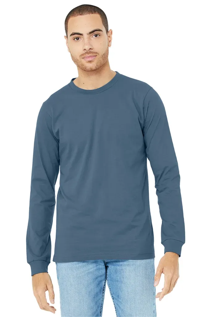 BELLA+CANVAS ® Unisex Jersey Long Sleeve Tee. BC3501 - additional view 3