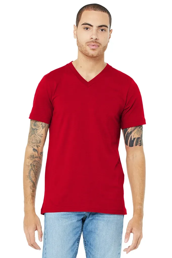 BELLA+CANVAS ® Unisex Jersey Short Sleeve V-Neck Tee. BC3005 - additional view 17
