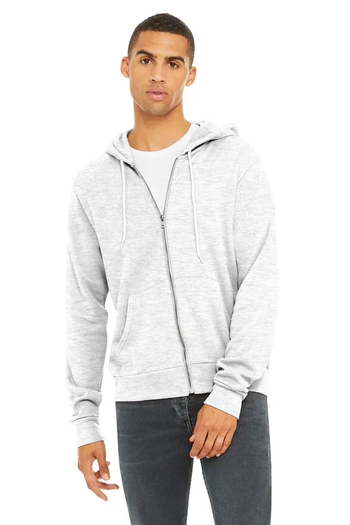 BELLA+CANVAS ® Unisex Sponge Fleece Full-Zip Hoodie. BC3739 - additional view 16