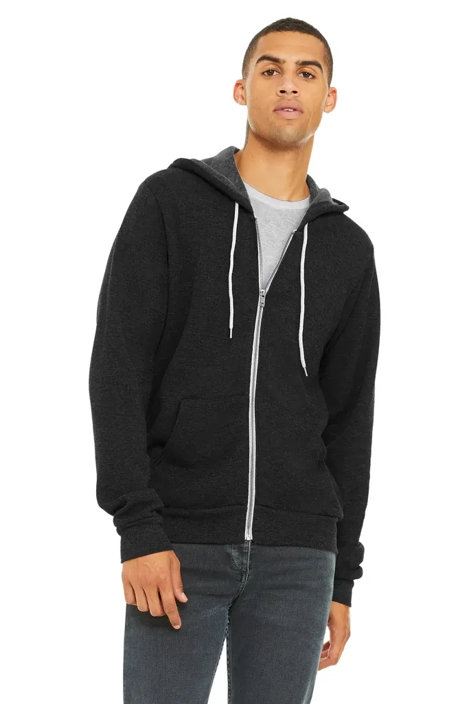 BELLA+CANVAS ® Unisex Sponge Fleece Full-Zip Hoodie. BC3739 - additional view 15