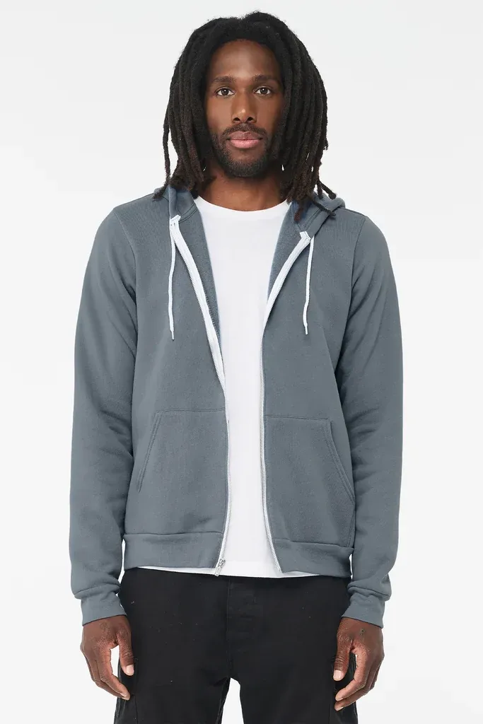 BELLA+CANVAS ® Unisex Sponge Fleece Full-Zip Hoodie. BC3739 - additional view 17