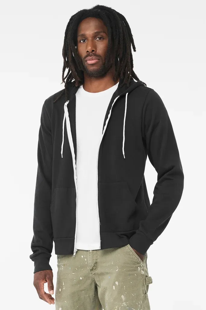 BELLA+CANVAS ® Unisex Sponge Fleece Full-Zip Hoodie. BC3739 - additional view 18