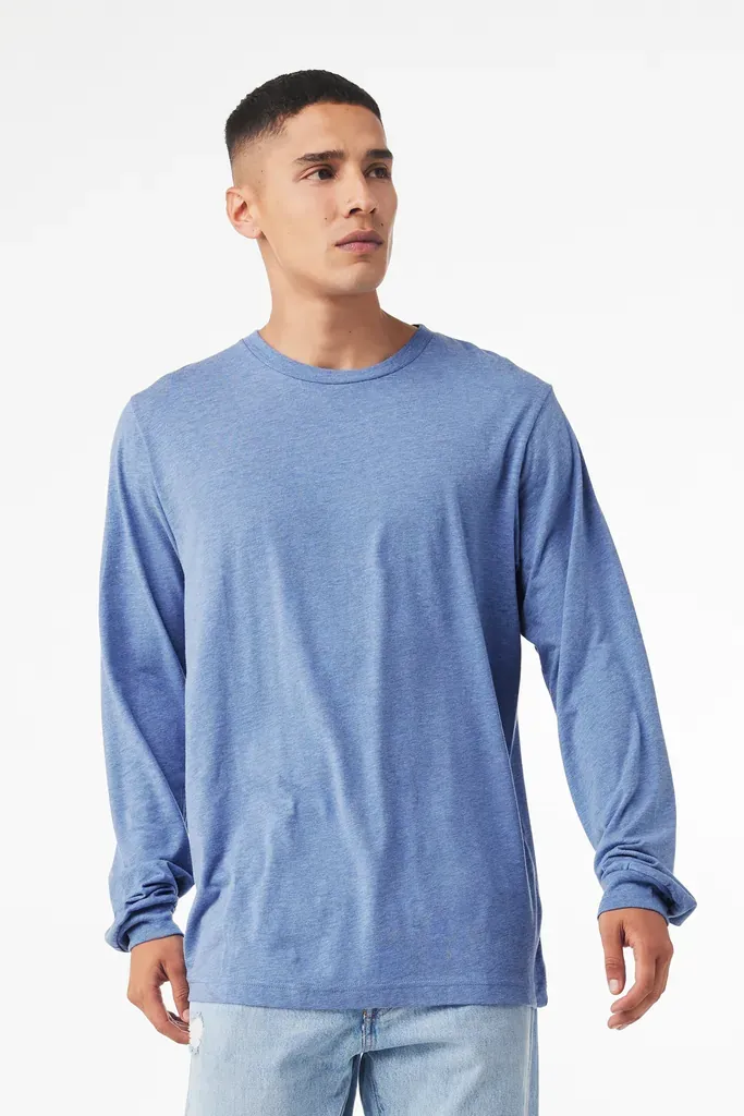 BELLA+CANVAS® Unisex Triblend Long Sleeve Tee BC3513 - additional view 5