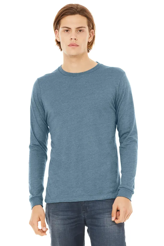 BELLA+CANVAS® Unisex Triblend Long Sleeve Tee BC3513 - additional view 4