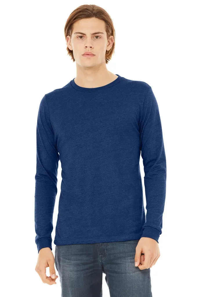 BELLA+CANVAS® Unisex Triblend Long Sleeve Tee BC3513 - additional view 8