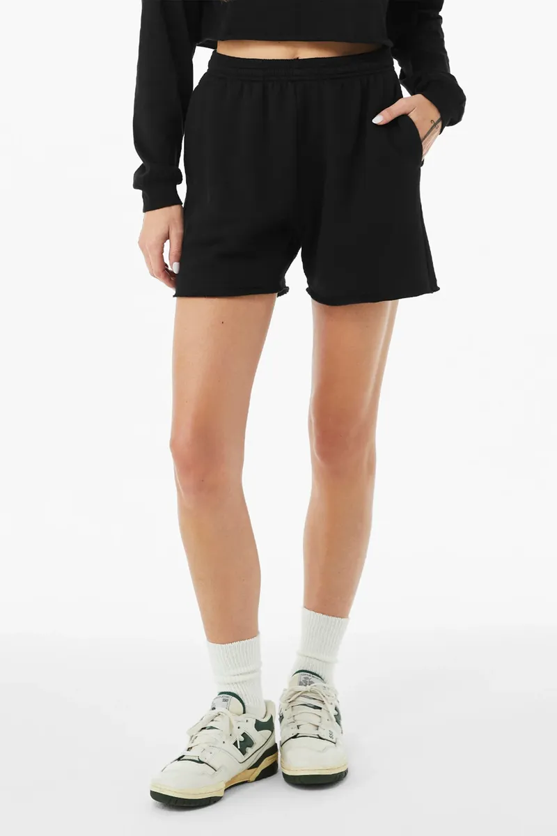 BELLA+CANVAS® Women's Cutoff Sweatshort BC3787 - additional view 1