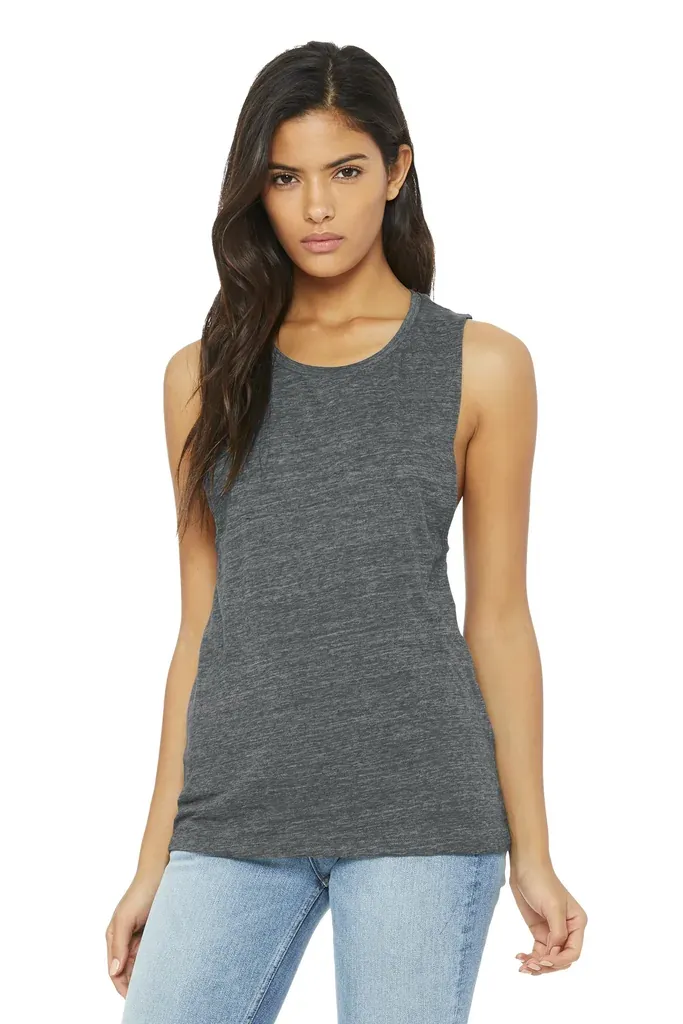 BELLA+CANVAS ® Women's Flowy Scoop Muscle Tank. BC8803 - additional view 9