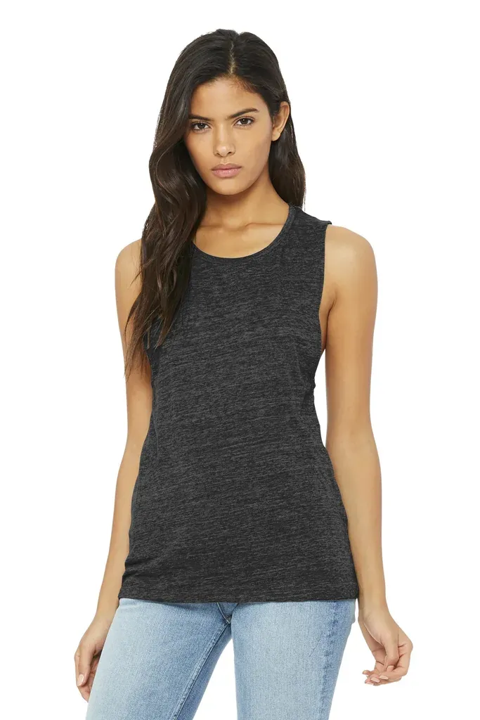 BELLA+CANVAS ® Women's Flowy Scoop Muscle Tank. BC8803 - additional view 24