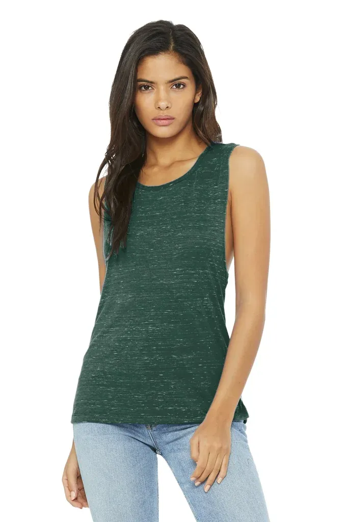BELLA+CANVAS ® Women's Flowy Scoop Muscle Tank. BC8803 - additional view 16