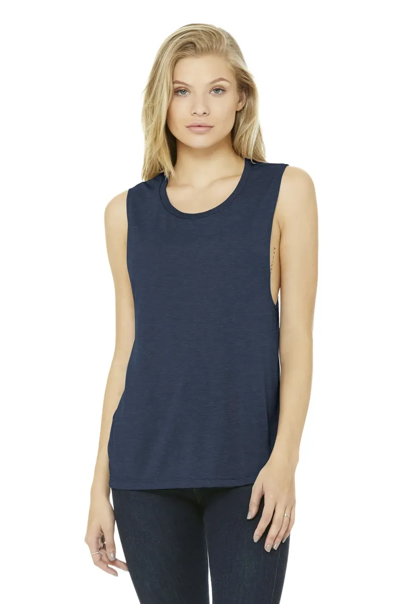 BELLA+CANVAS ® Women's Flowy Scoop Muscle Tank. BC8803 - additional view 19