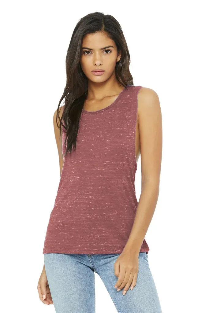 BELLA+CANVAS ® Women's Flowy Scoop Muscle Tank. BC8803 - additional view 5