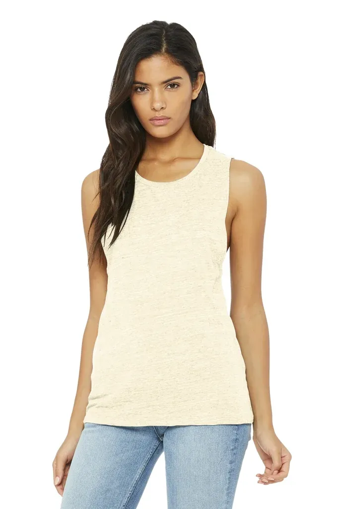 BELLA+CANVAS ® Women's Flowy Scoop Muscle Tank. BC8803 - additional view 1