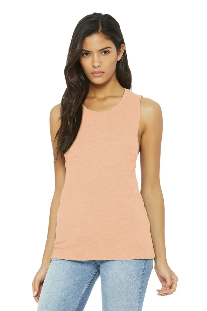 BELLA+CANVAS ® Women's Flowy Scoop Muscle Tank. BC8803 - additional view 20