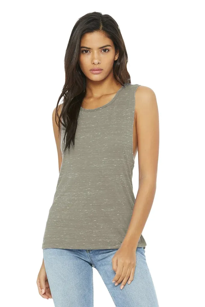 BELLA+CANVAS ® Women's Flowy Scoop Muscle Tank. BC8803 - additional view 10