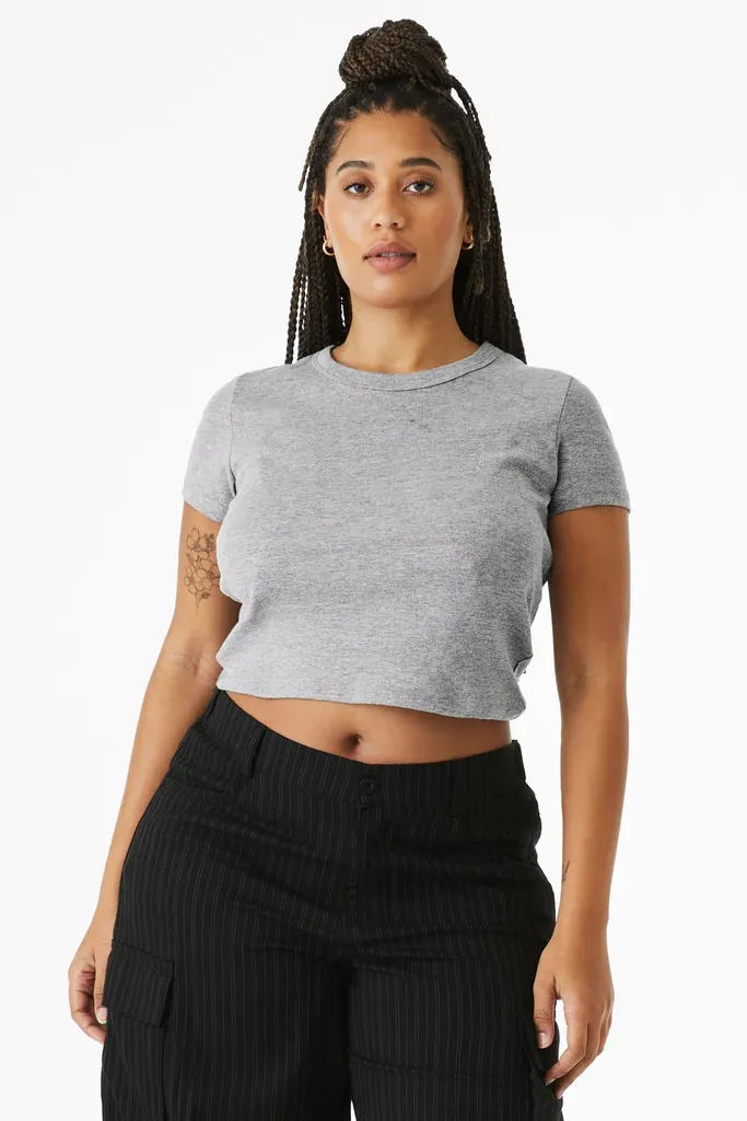 BELLA+CANVAS® Women's Micro Rib Baby Tee BC1010 - additional view 5