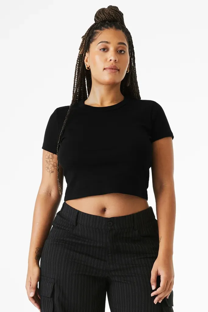 BELLA+CANVAS® Women's Micro Rib Baby Tee BC1010 - additional view 4