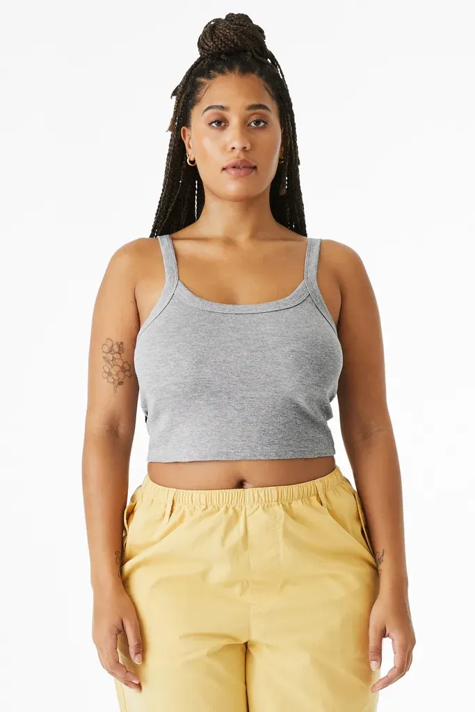 BELLA+CANVAS® Women's Micro Rib Spaghetti Strap Tank BC1012 - additional view 1