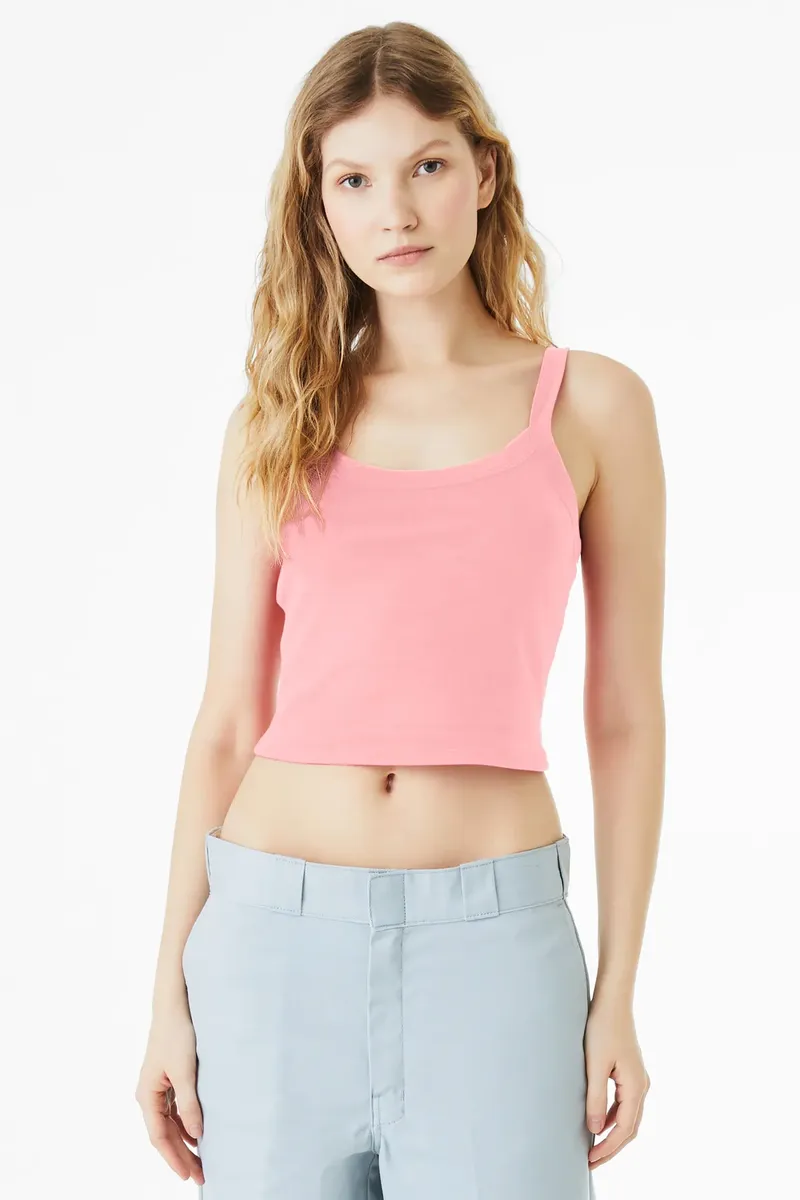 BELLA+CANVAS® Women's Micro Rib Spaghetti Strap Tank BC1012 - additional view 5