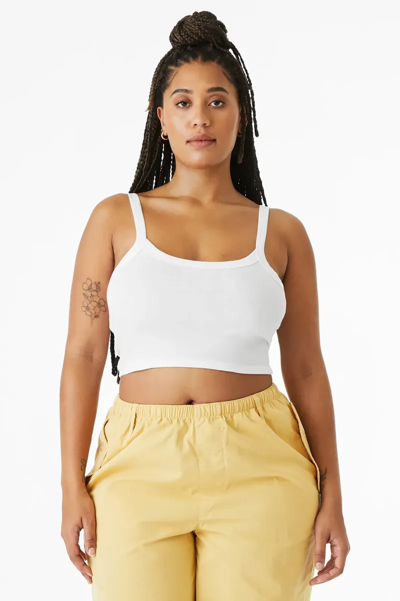 BELLA+CANVAS® Women's Micro Rib Spaghetti Strap Tank BC1012 - additional view 3