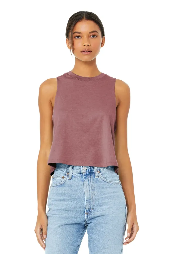 BELLA+CANVAS ® Women's Racerback Cropped Tank. BC6682 - additional view 10