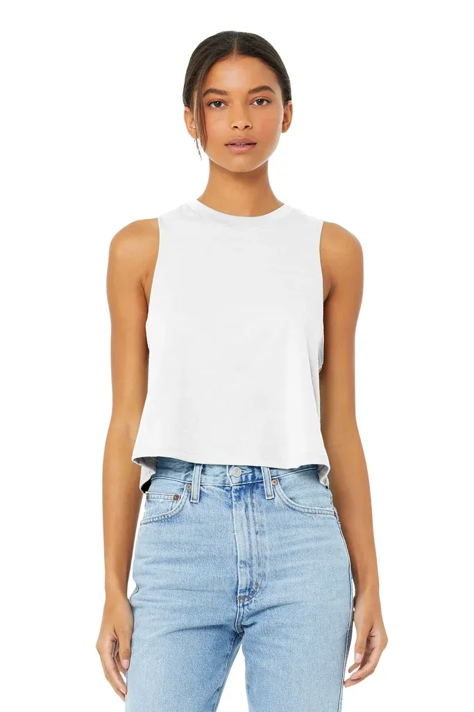 BELLA+CANVAS ® Women's Racerback Cropped Tank. BC6682 - additional view 8