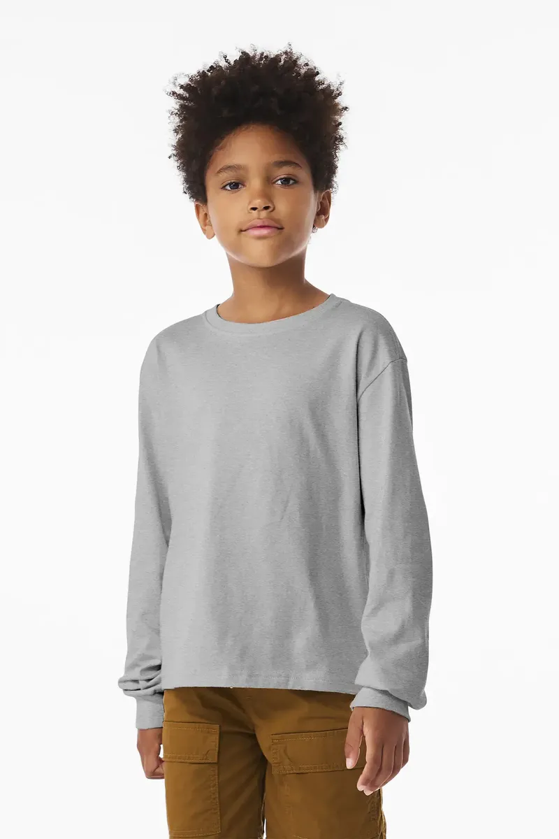 BELLA+CANVAS® Youth 6-Ounce Heavyweight Long Sleeve Tee BC3511Y - additional view 11