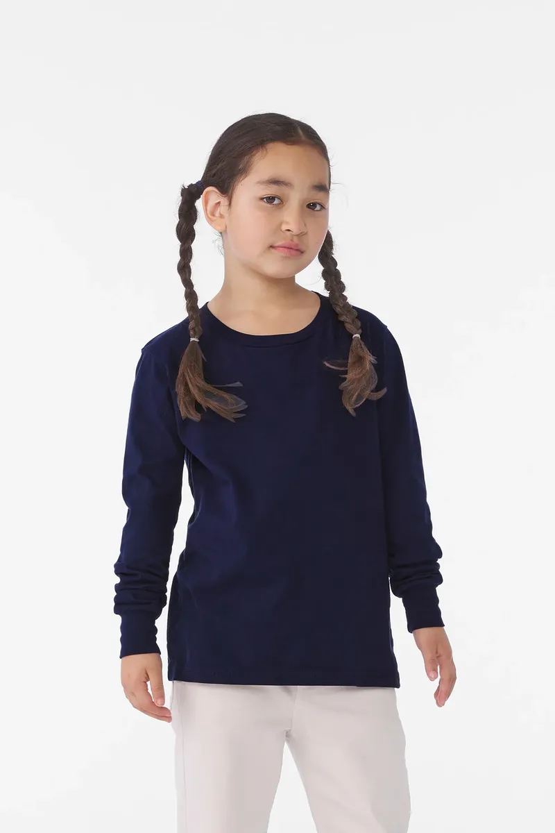 BELLA+CANVAS® Youth Jersey Long Sleeve Tee BC3501Y - additional view 3
