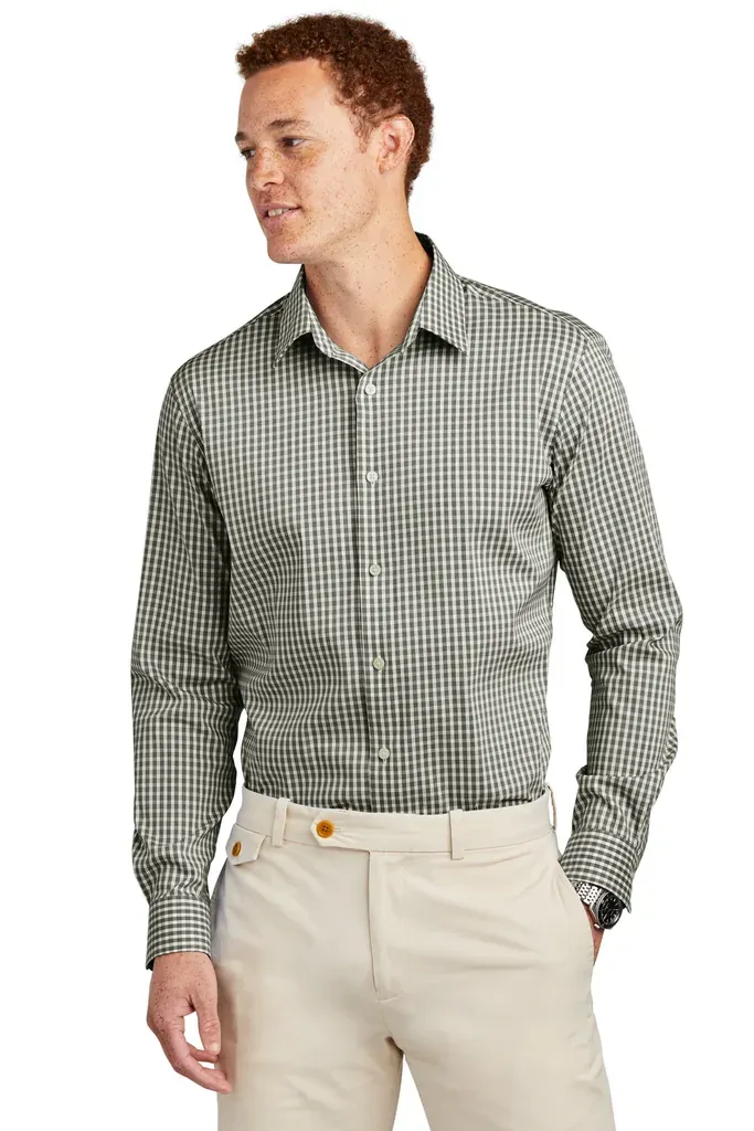 Brooks Brothers® Tech Stretch Patterned Shirt BB18006 - additional view 6