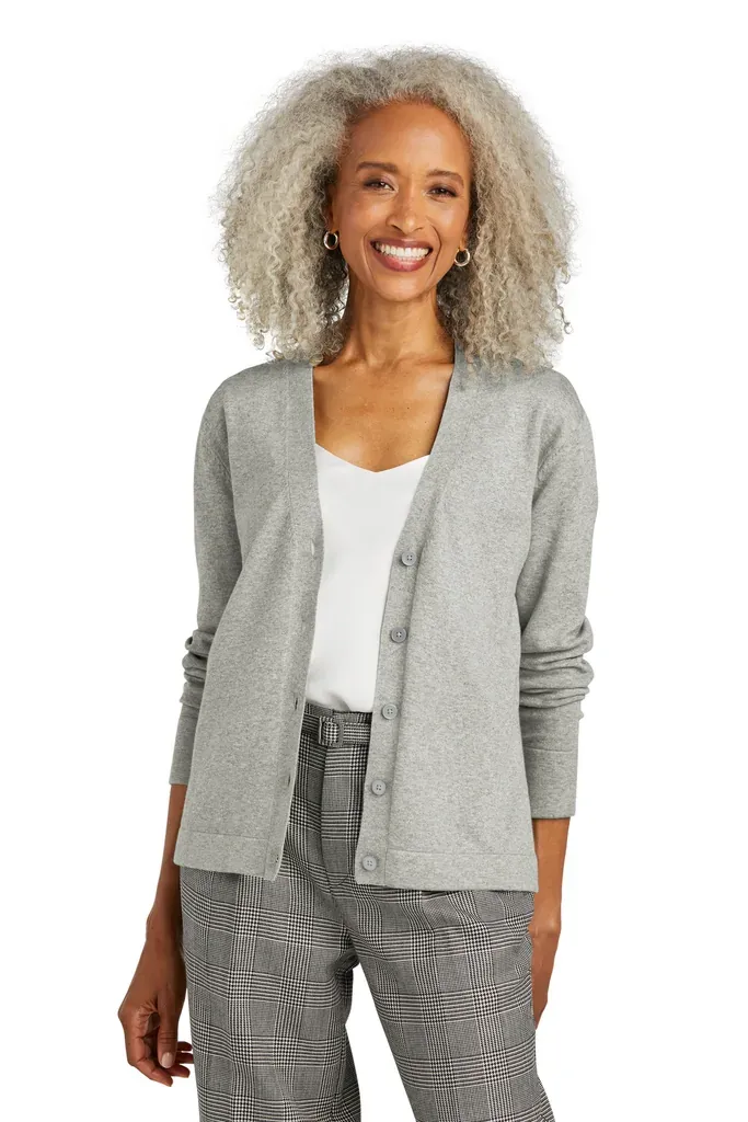 Brooks Brothers® Women's Cotton Stretch Cardigan Sweater BB18405 - additional view 2
