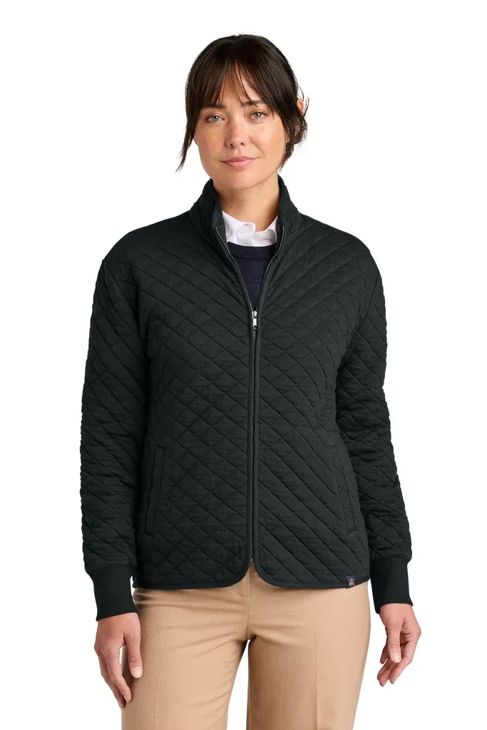 Brooks Brothers® Women's Diamond Quilt Full-Zip BB18213 - additional view 1